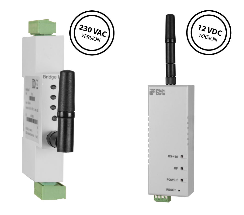 Bridge LR converter RS-485 Modbus LoRa wireless long range communications